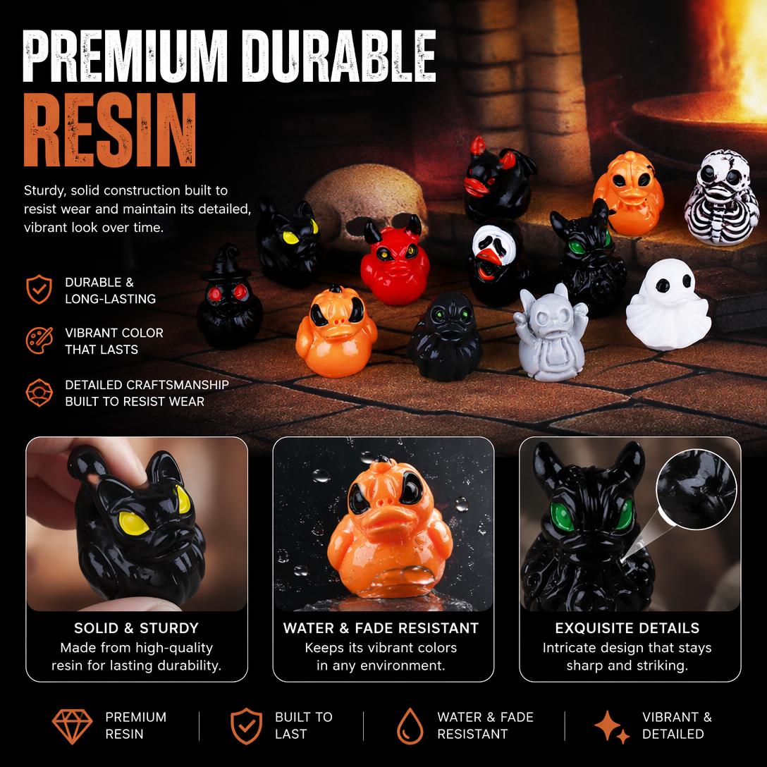 👻Mini Demon Ghost Skull Resin Duck Desktop Decoration Item