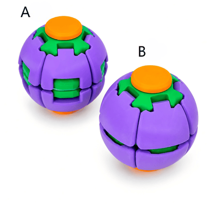 Press-to-Spin Stress Relief Fidget Ball