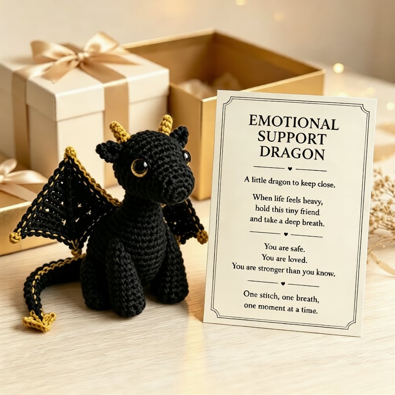 🎁Last Day: BUY 3 GET 1 FREE - 🐲💕Emotional Support Dragon Pocket Buddy