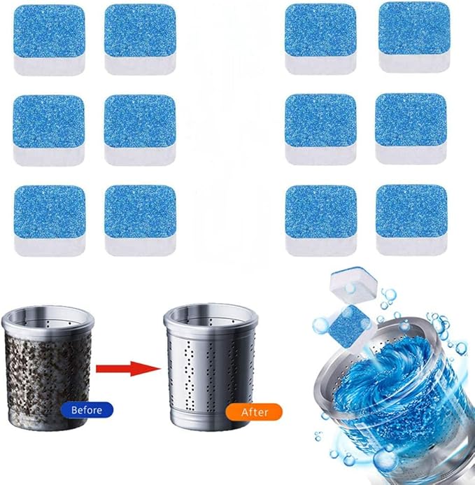 🔥LAST DAY 50% OFF🔥Washing Machine Effervescent Tablets(12pcs in a box)