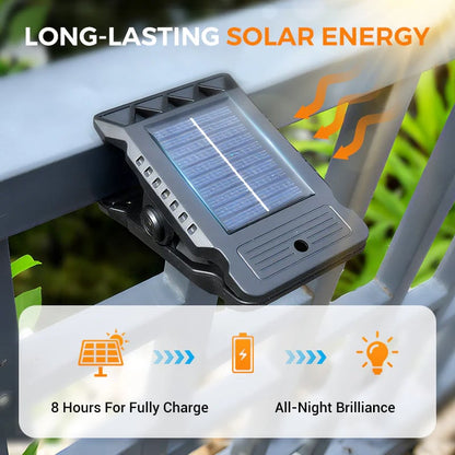 💡 USB & Solar Powered Motion Sensor Clip Lights – Perfect for gardens, balconies, and patios! 🏡✨