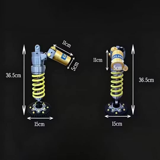 🏎️ Suspension-Inspired Shock Absorber Desk Lamp Adjustable LED Light for Gamers, Gearheads & Car Lovers