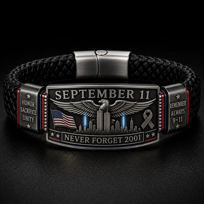 🎁9/11 Never Forget Memorial Bracelet | September 11 Tribute Collection-✈️ BUY 3 FREE SHIPPING