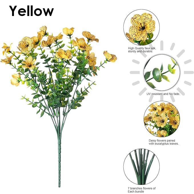 🌸Last Day Sale 49% OFF💐 UV Resistant Colorful Artificial Flower