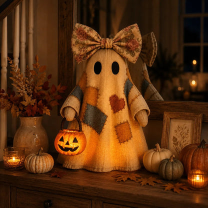 🏆Limited Time Sale 49% OFF🍂👻 Lighted Vintage Patchwork Ghost