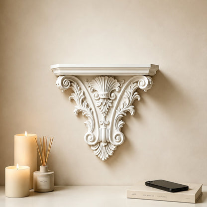 🔥Last Day 49% OFF🖤 Baroque Accent Wall Shelf(20 x 15.8cm)