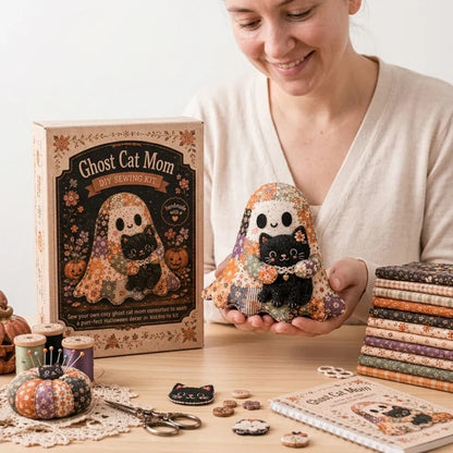 🔥LAST DAY 50% OFF - 👻Little Ghost’s Cozy Halloween DIY Patchwork Kit