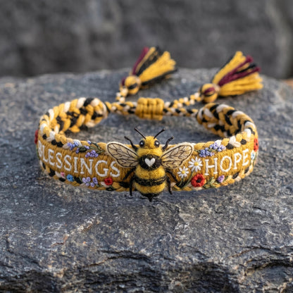 🌼Blessings & Hope 🐝2026 Limited Edition Handmade Honey Bee Woven Bracelet