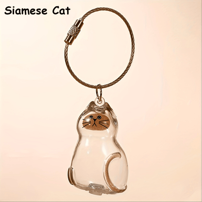🔥50000+ Sold🐾Pet Hair Memorial Capsule Keychain