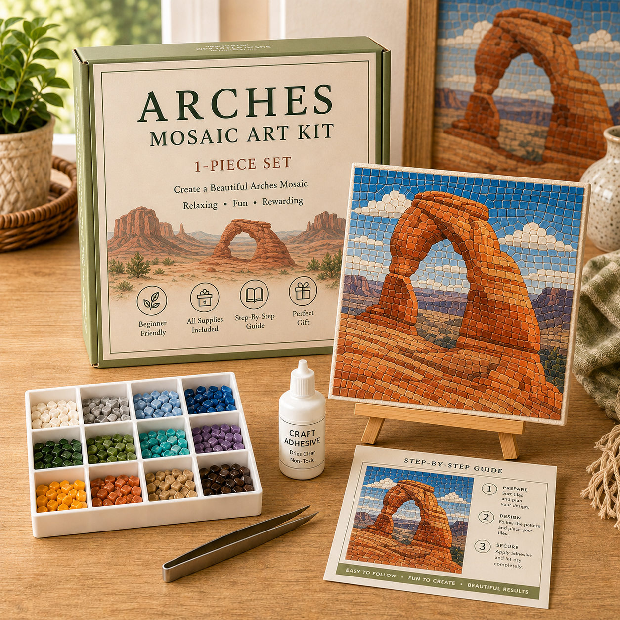 🏞️ America’s National Parks Sea Glass Art Kit