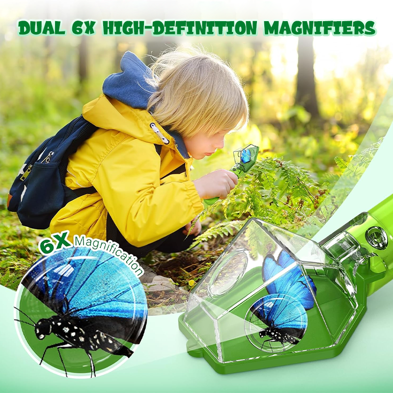 6x Magnification Bug Catcher & Viewer for Kids