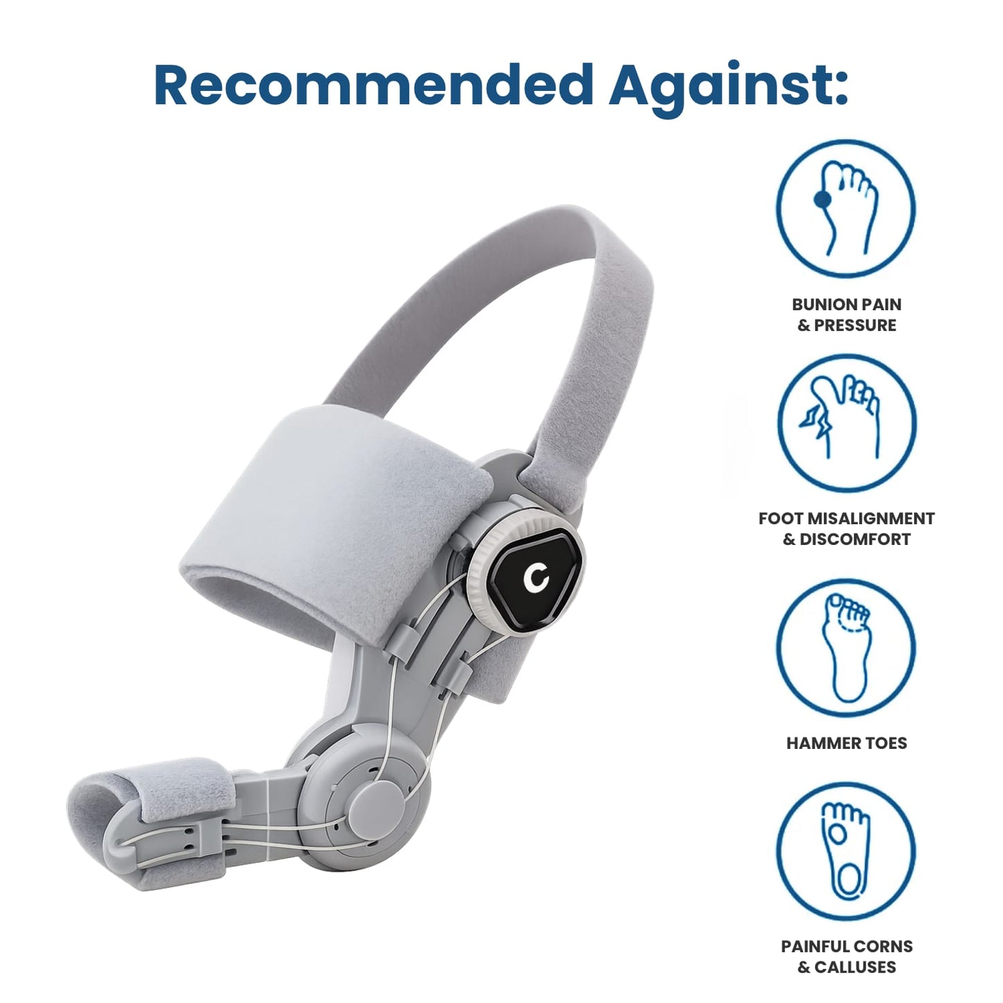 🔥50% OFF🔥 🦶 Adjustable Bunion Corrector Toe Separator (Day & Night Use) ✨