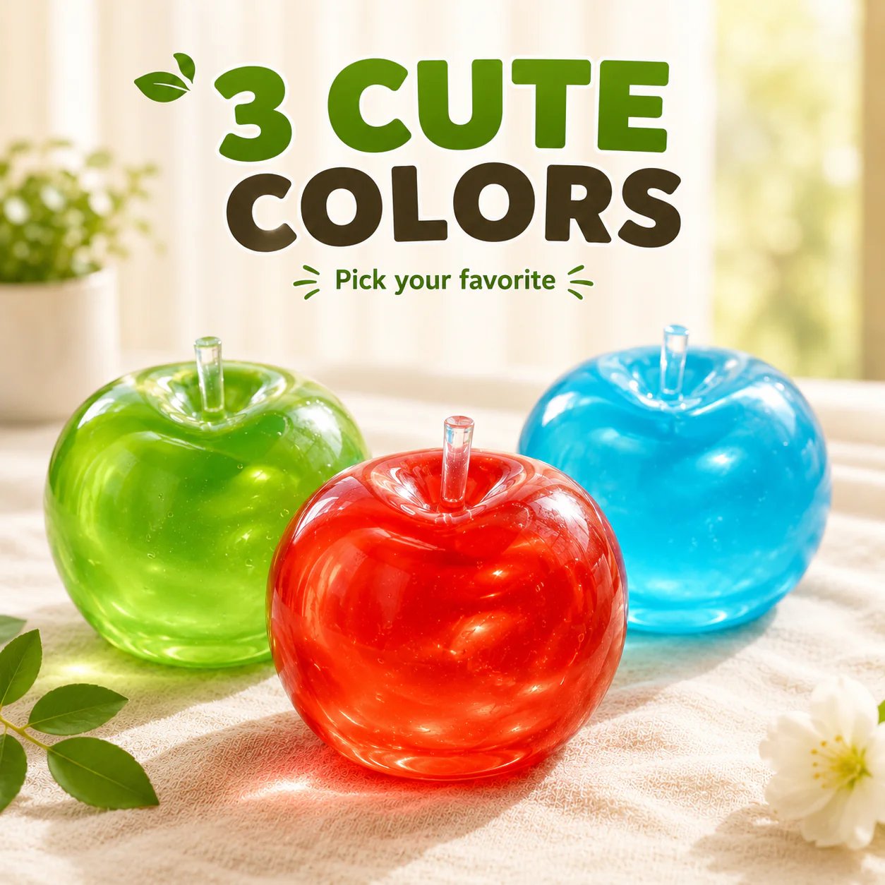 🍎 Viral Apple Squishy Set – Soft, Cute & Addictively Satisfying ✨