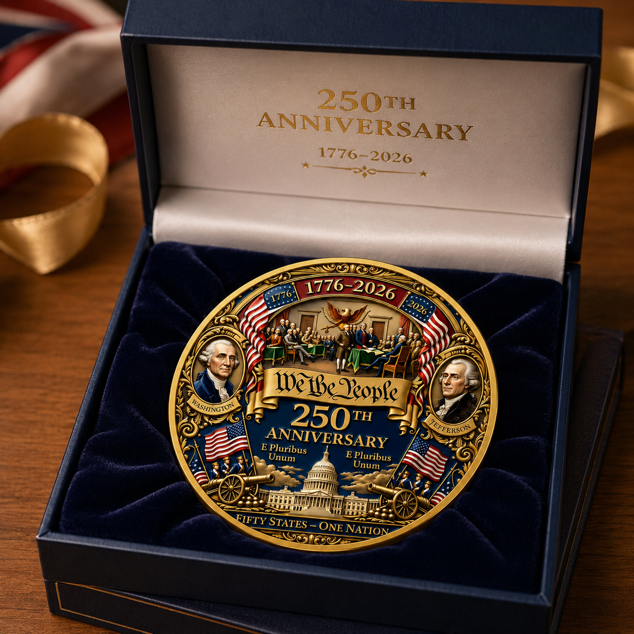 ⚡Last Day 60% OFF - United States 250th Anniversary Commemorative Challenge Coin