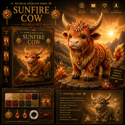 🔥Last Day BUY 3 GET 1 FREE🐮 Mythical Highland Series™ DIY Bead Kit Collection