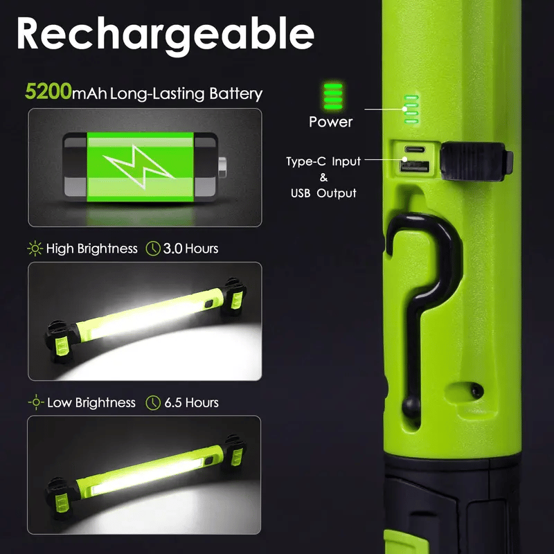 🔥Hot Sale 49% off🌟🔦Multifunctional magnetic rechargeable work light💡