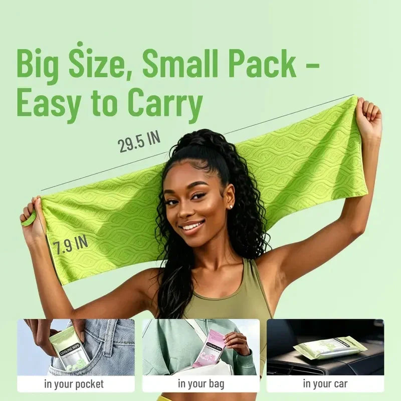 🧊 Instant Cooling Towels + Menthol Wipes | Beat the Summer Heat in Seconds!