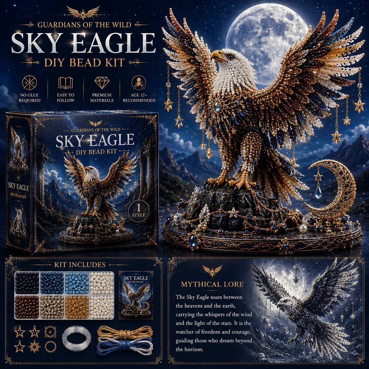 🎁3D Animal Guardian DIY Bead Kit Collection-Buy 2 Free Shipping