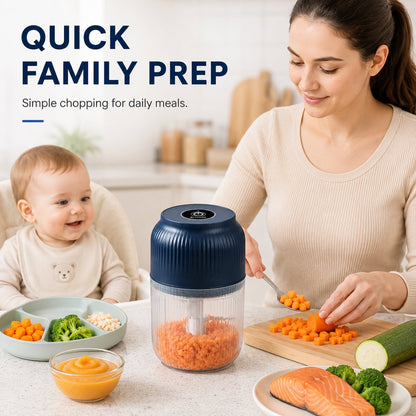 📢📢49% OFF !!!🥗⚡️Mini Electric Food Chopper -Fast 4-Blade Kitchen Grinder