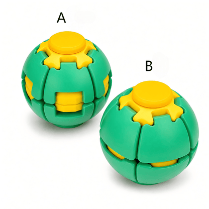Press-to-Spin Stress Relief Fidget Ball