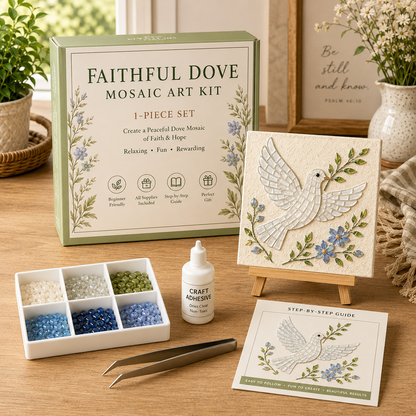 ✝️ Christian Sea Glass Art Kit