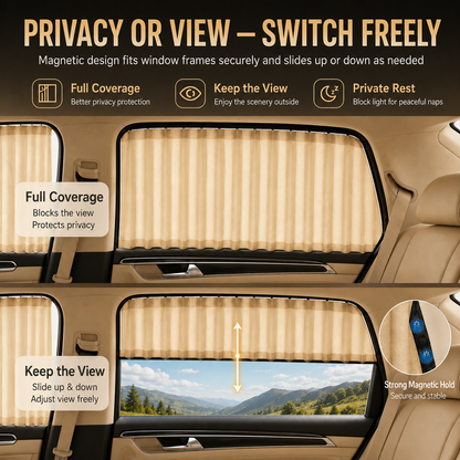 🔥LAST DAY 50% OFF -🌈Magnetic Privacy Window Curtains