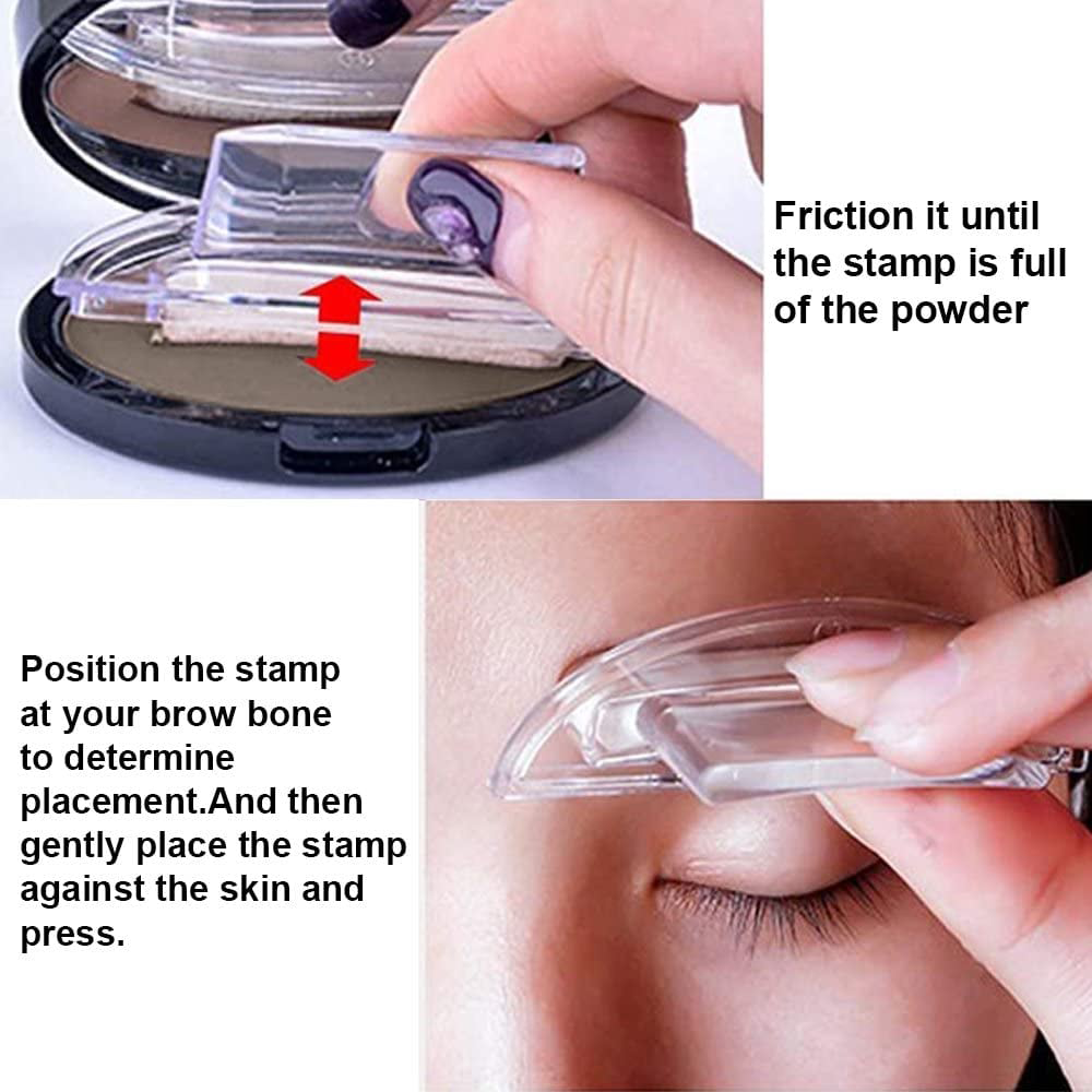 Two-Tone Waterproof Eyebrow Stamp
