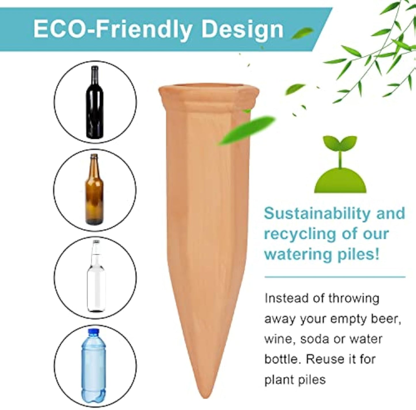 🔥Last Day 49% OFF -Terracotta Self Watering Spikes