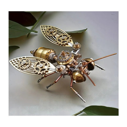 3D Metal Bee Puzzle Assembly Model Kit