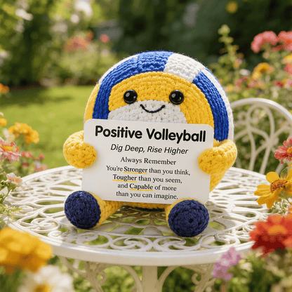 🔥Last Day: BUY 3 GET 1 FREE - ⚽ Positive Soccer Buddy|Handmade Crochet Encouragement Gift 💚