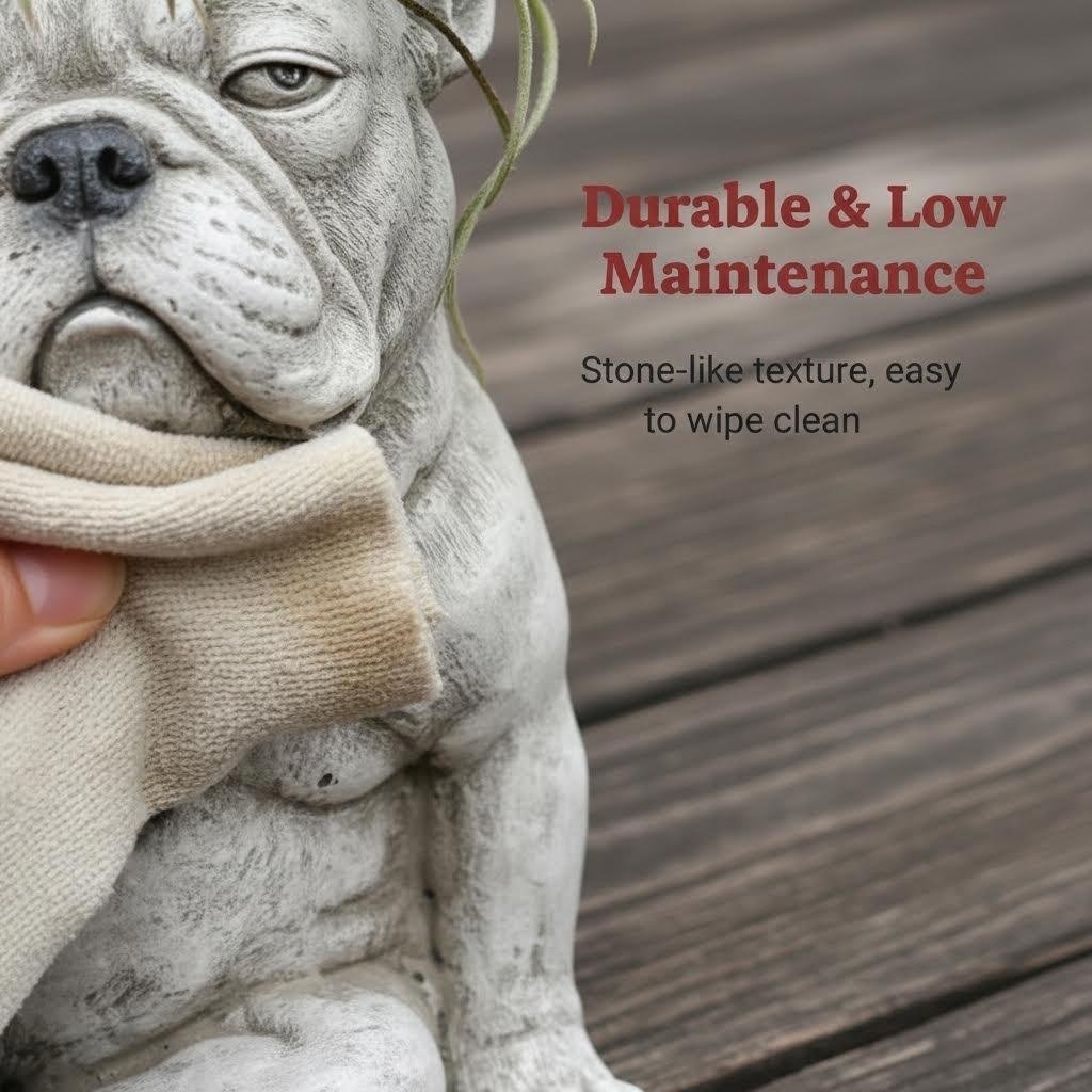 🔥LAST DAY 50% OFF🐶Grumpy French Bulldog Planter🪴