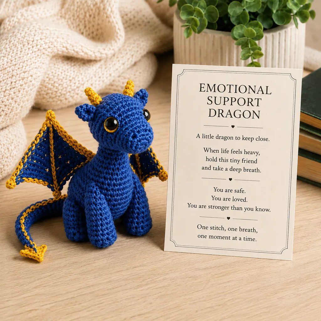 🎁Last Day: BUY 3 GET 1 FREE - 🐲💕Emotional Support Dragon Pocket Buddy