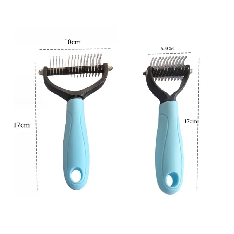 Dual-Sided Pet Grooming Comb for Dogs & Cats