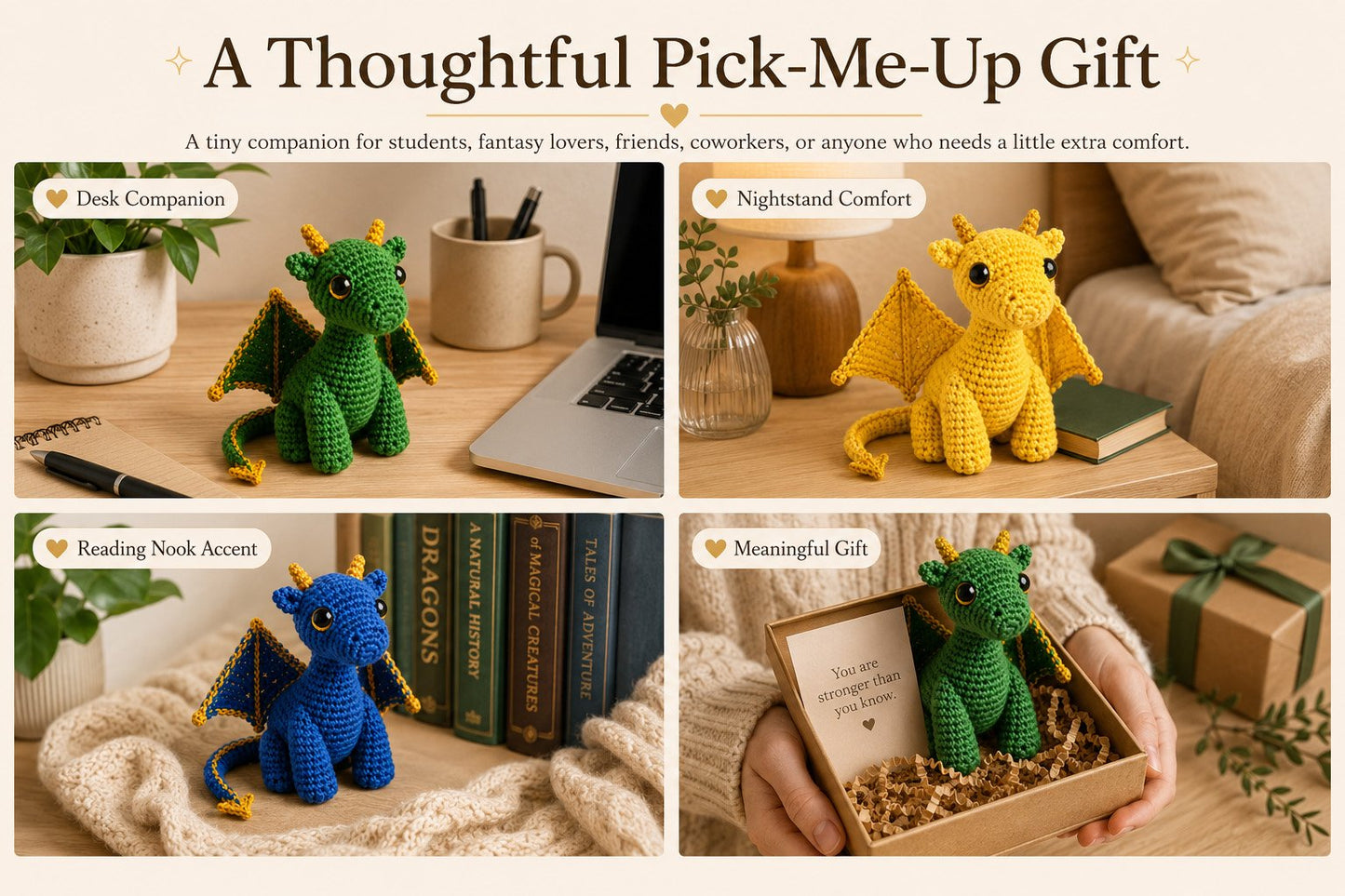 🎁Last Day: BUY 3 GET 1 FREE - 🐲💕Emotional Support Dragon Pocket Buddy