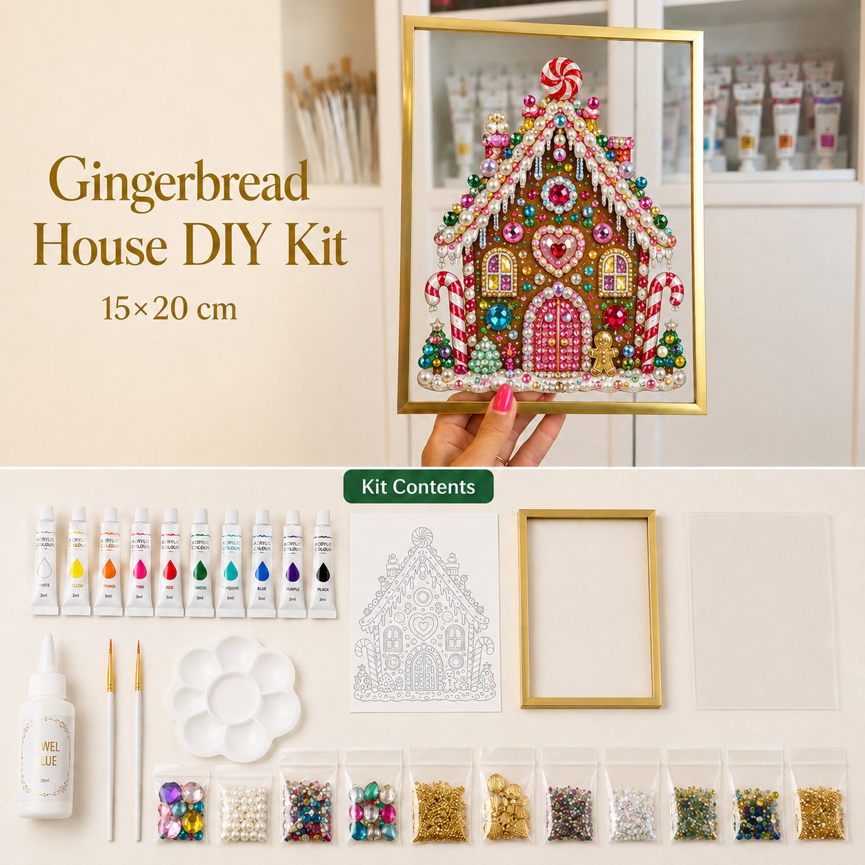 Gingerbread House DIY Kit