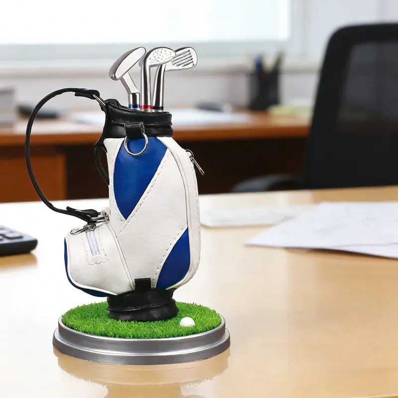 ⛳ Golf Pen Holder + 3-Pen Set 🏌️‍♂️ Elevate Your Desk – A Hole-in-One for Style & Function
