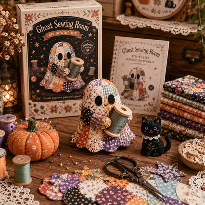 🔥LAST DAY 50% OFF - 👻Little Ghost’s Cozy Halloween DIY Patchwork Kit
