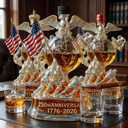 The Ultimate 250th Anniversary Commemorative Decanter -- Free Shipping Over $39🔥🔥