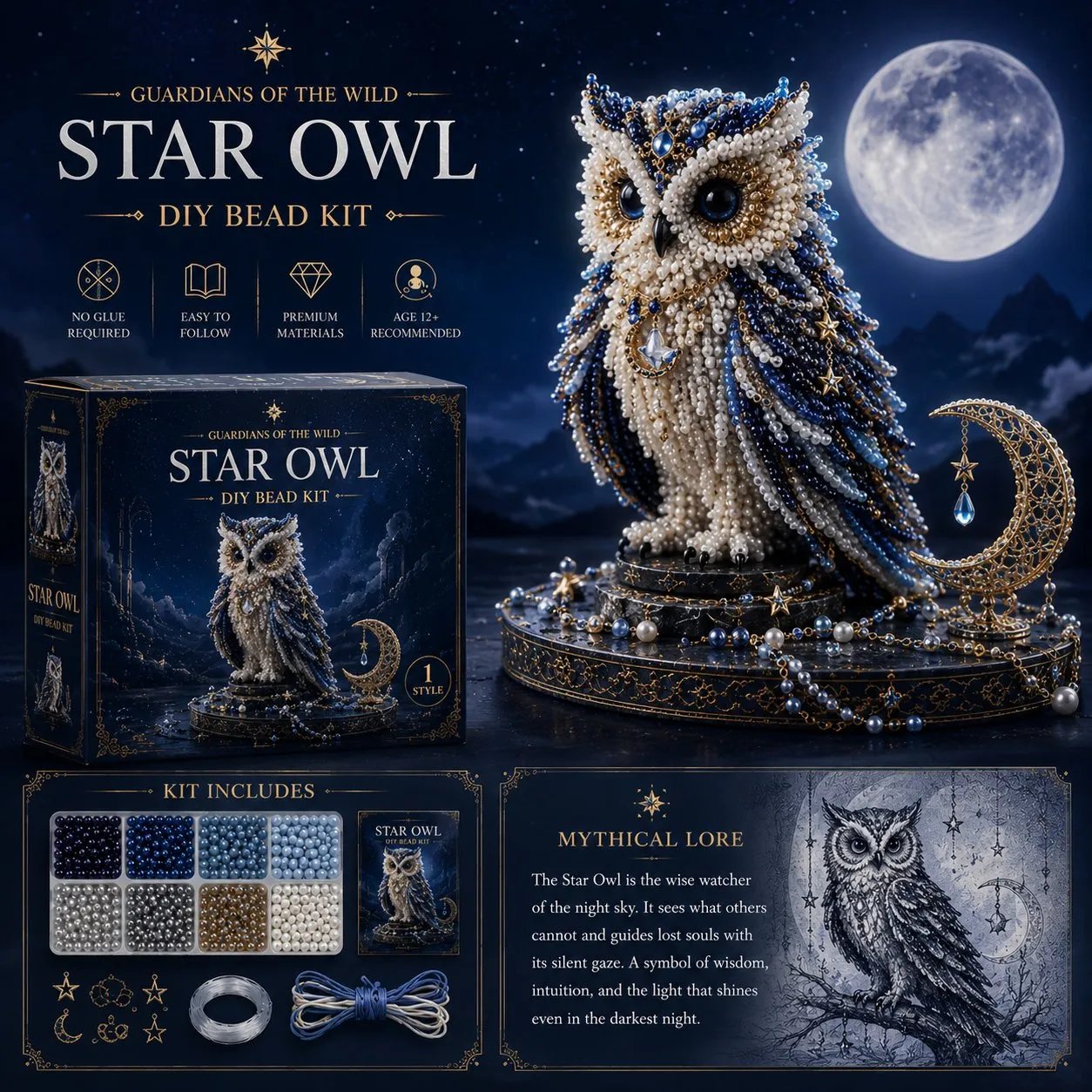 🎁3D Animal Guardian DIY Bead Kit Collection-Buy 2 Free Shipping