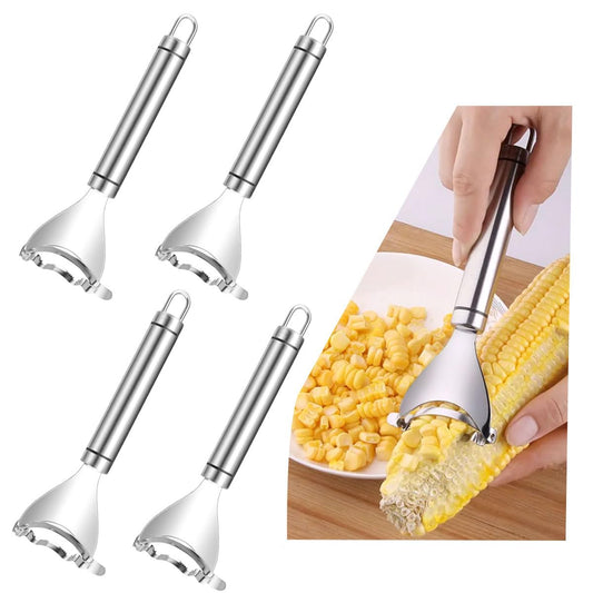 Stainless Steel Corn Peeler & Kernel Remover Tool