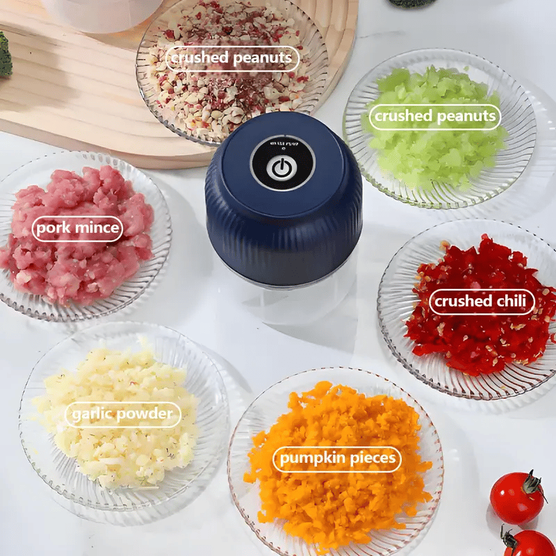 📢📢49% OFF !!!🥗⚡️Mini Electric Food Chopper -Fast 4-Blade Kitchen Grinder
