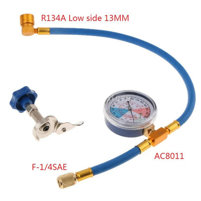 🎯 ! R134a AC Hose with Precision Gauge – Easy-to-Read Dial, Professional Grade 📊🚛 [Flash Sale]