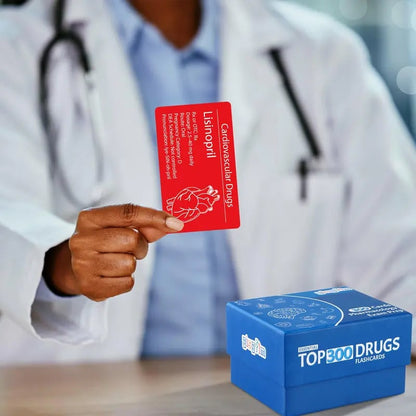 💊300 Pharmacology Flash Cards for Nursing Students – Top Drug Study Cards for NCLEX, Pharmacy & Medical Exam Prep