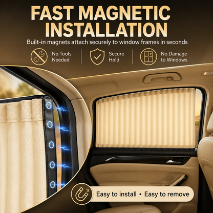 🔥LAST DAY 50% OFF -🌈Magnetic Privacy Window Curtains
