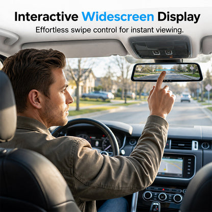 Dual Lens Rearview Mirror Dash Cam