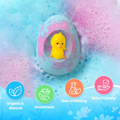 🥚Easter Surprise Bath Bombs for Kids🌈16-Pack