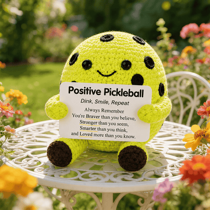 🔥Last Day: BUY 3 GET 1 FREE - ⚽ Positive Soccer Buddy|Handmade Crochet Encouragement Gift 💚