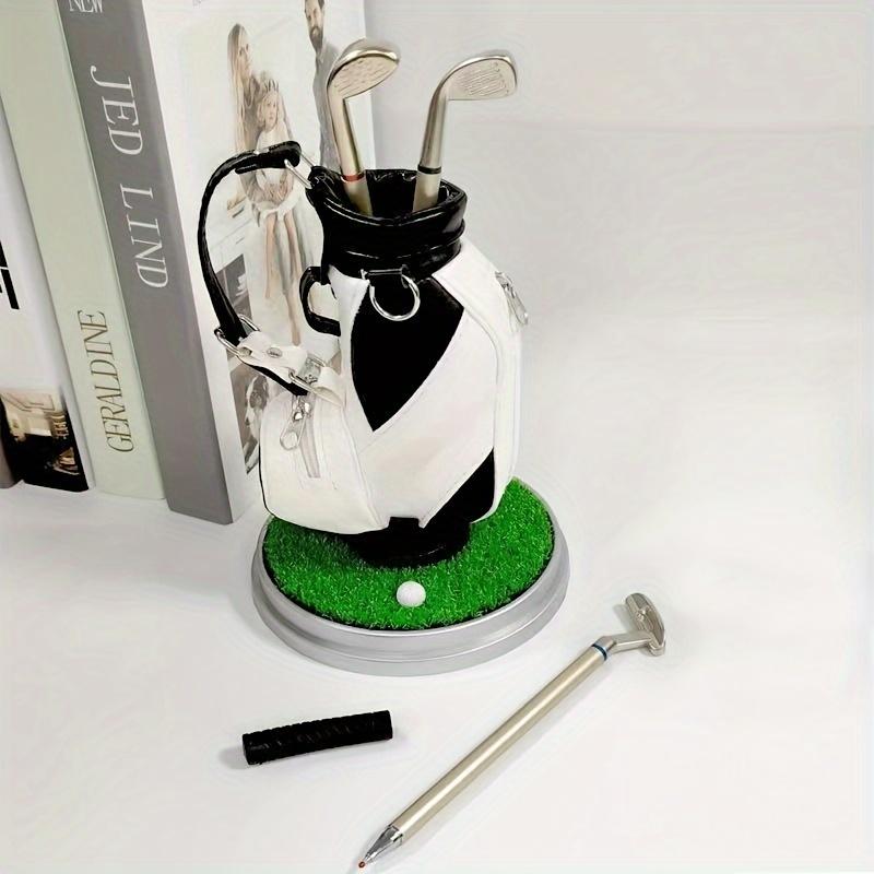 ⛳ Golf Pen Holder + 3-Pen Set 🏌️‍♂️ Elevate Your Desk – A Hole-in-One for Style & Function