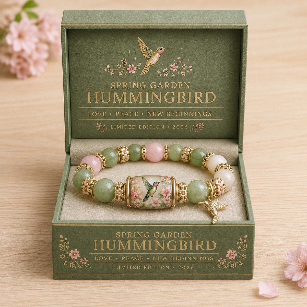 🌿Spring Garden Hummingbird