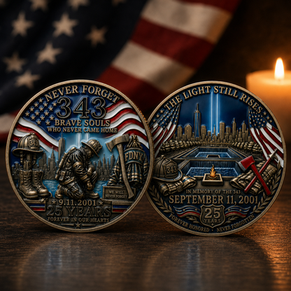 🇺🇸 9/11 Never Forget 2001–2026 Honor Cap 🎁 Free Memorial Coin With Every Cap Purchase